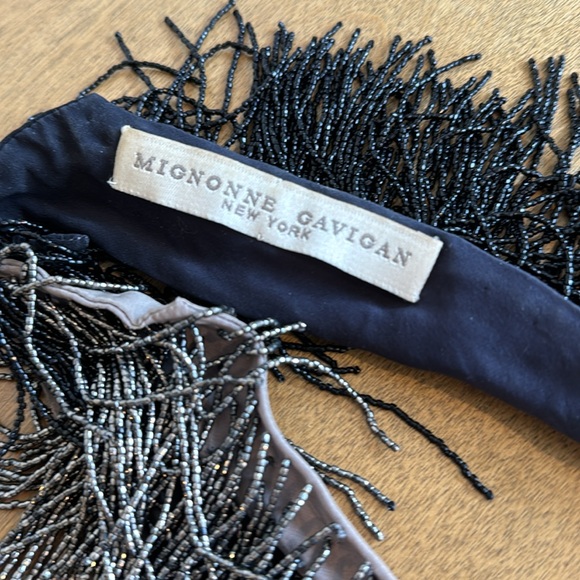 Mignonne Gavigan Le Marcel Beaded Necklace in black, gold and silver - Picture 4 of 5